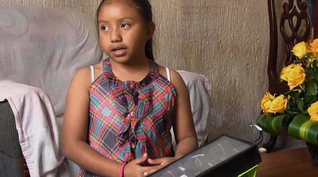 A los 8 años, esta niña chiapaneca tiene un Premio de Ciencia de la UNAM.