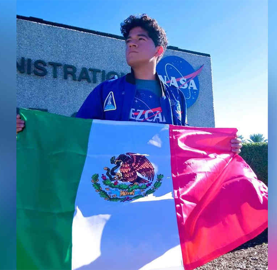 Jonathan Cristhan Sánchez, el mexicano que logró el 2do. lugar del International Air and Space Program, de la NASA.