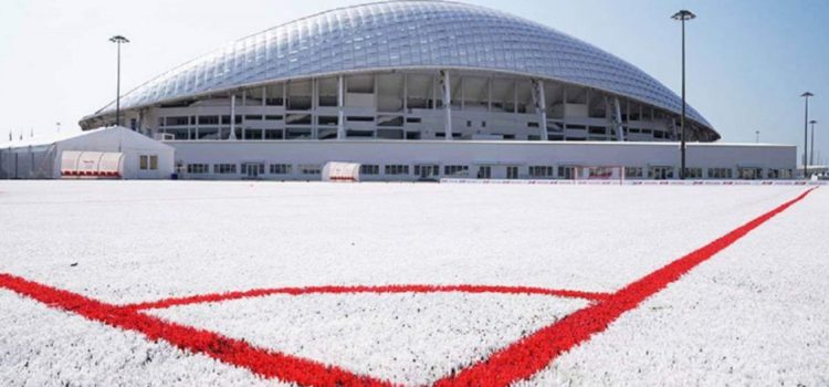 Rusia creó una cancha de futbol hecha de plástico reciclado. ¡GOL!