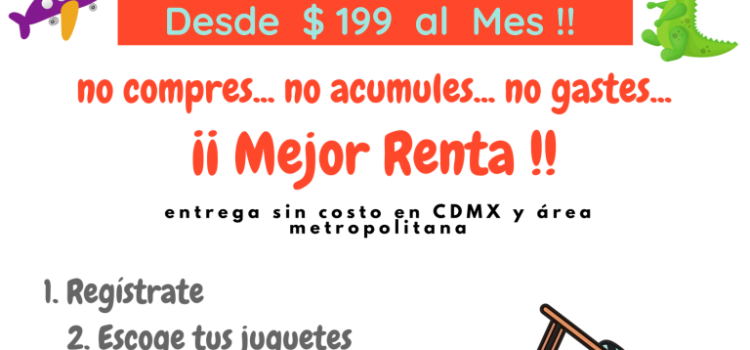 ¡Renta! no compres. Un enfoque sostenible para padres.