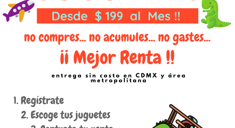 ¡Renta! no compres. Un enfoque sostenible para padres.