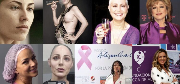 Famosas y Guerreras que combatieron el cáncer de mama