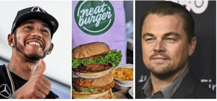 Hamilton y sus hamburguesas veganas.