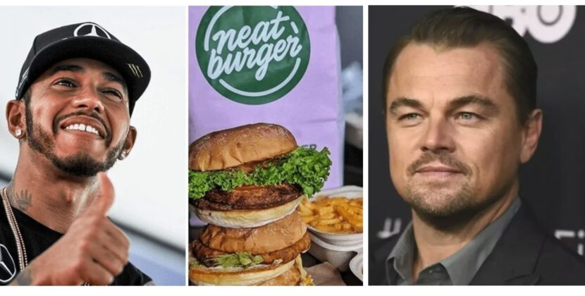 Hamilton y sus hamburguesas veganas.