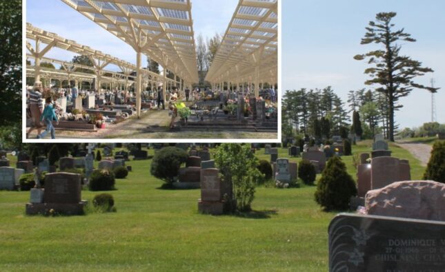 ¡De cementerio a fuente de energía solar!