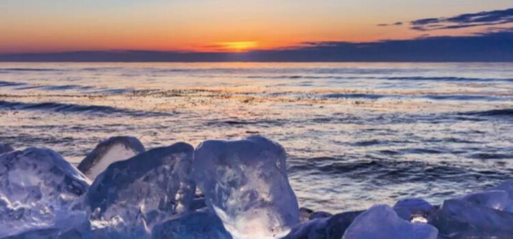 Playa de los diamantes en Japón